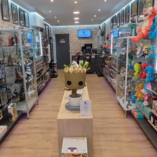 Intérieur de la boutique geek et de pop culture us GOODIIZ à Besançon